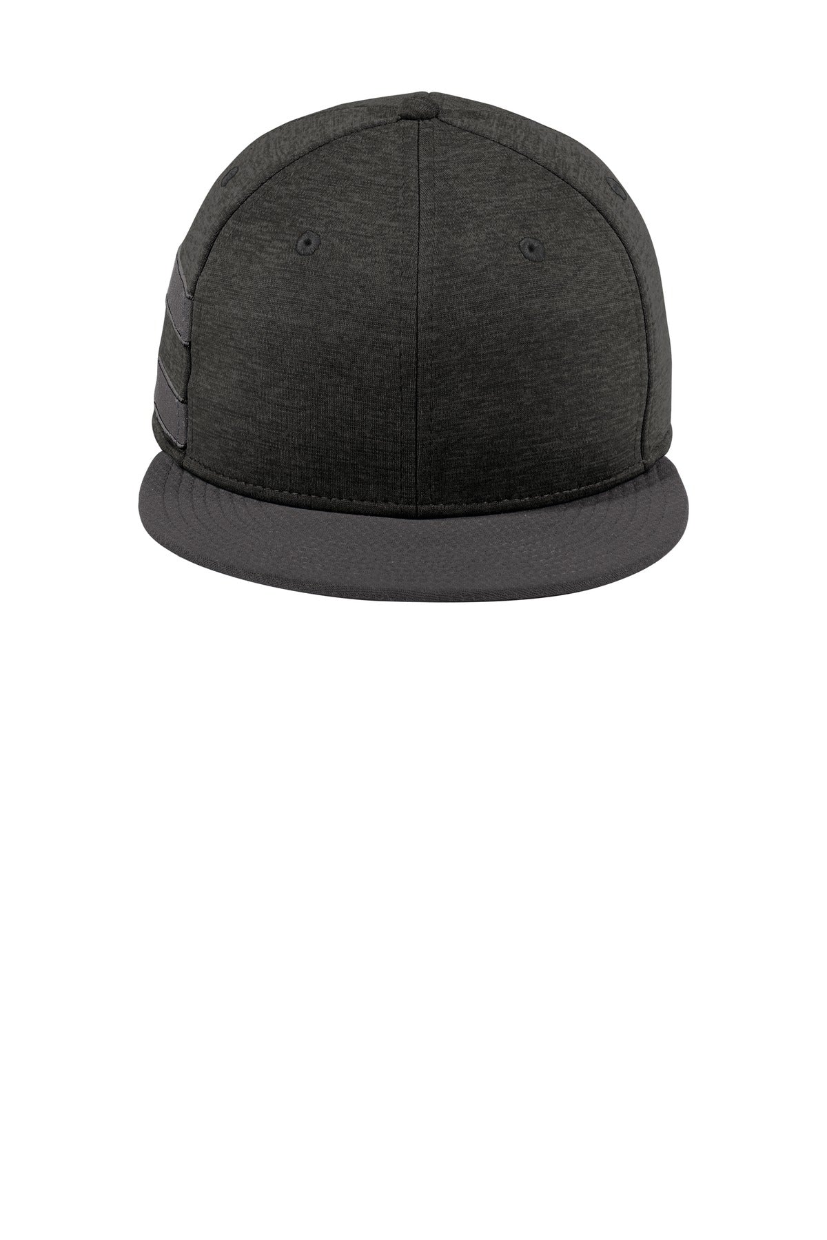 New Era     Shadow Heather Striped Flat Bill Snapback Cap NE408