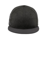 New Era     Shadow Heather Striped Flat Bill Snapback Cap NE408