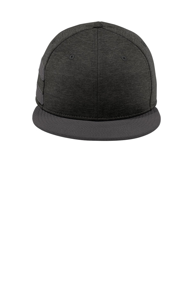 New Era     Shadow Heather Striped Flat Bill Snapback Cap NE408