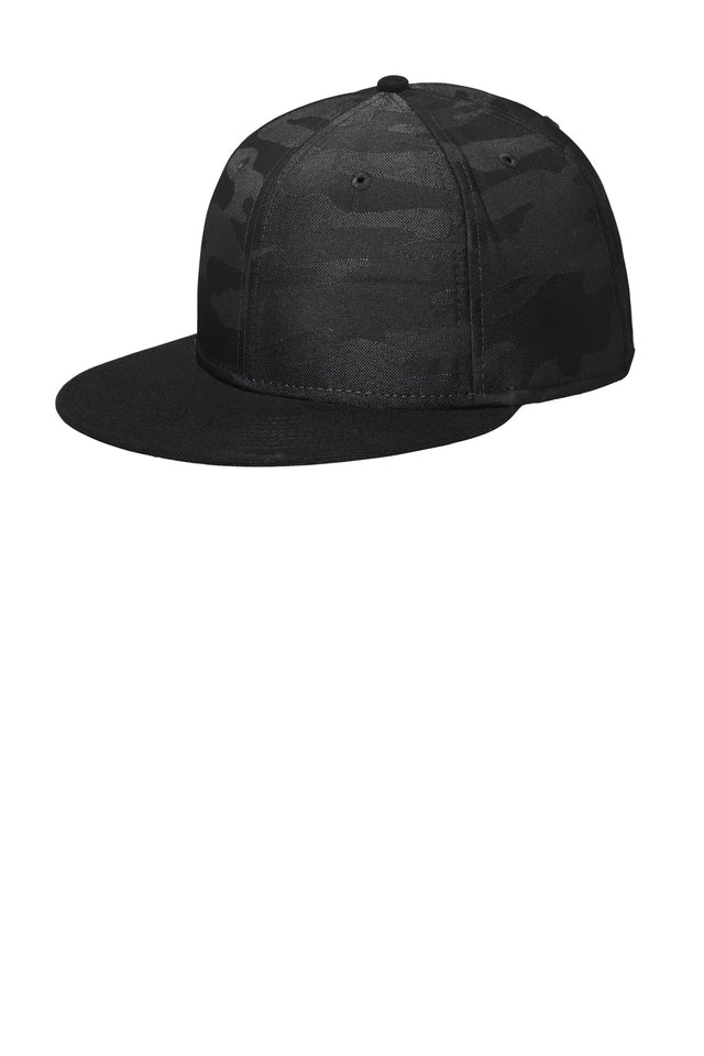 New Era     Camo Flat Bill Snapback Cap NE407