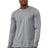 Bella + Canvas Men's   Heather CVC Long Sleeve Tee