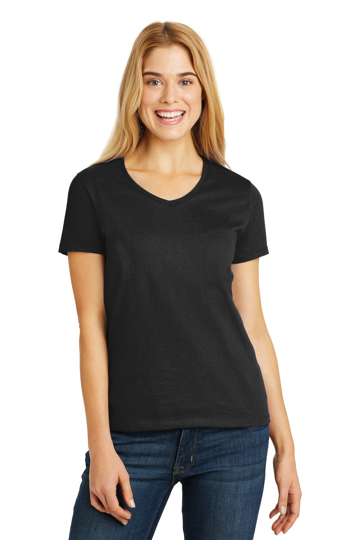 Hanes Women's ComfortSoft V-Neck Tee