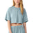 Bella + Canvas Women's   Heavyweight Garment-Dyed Cropped Tee BC6882GD