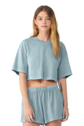 Bella + Canvas Women's   Heavyweight Garment-Dyed Cropped Tee BC6882GD