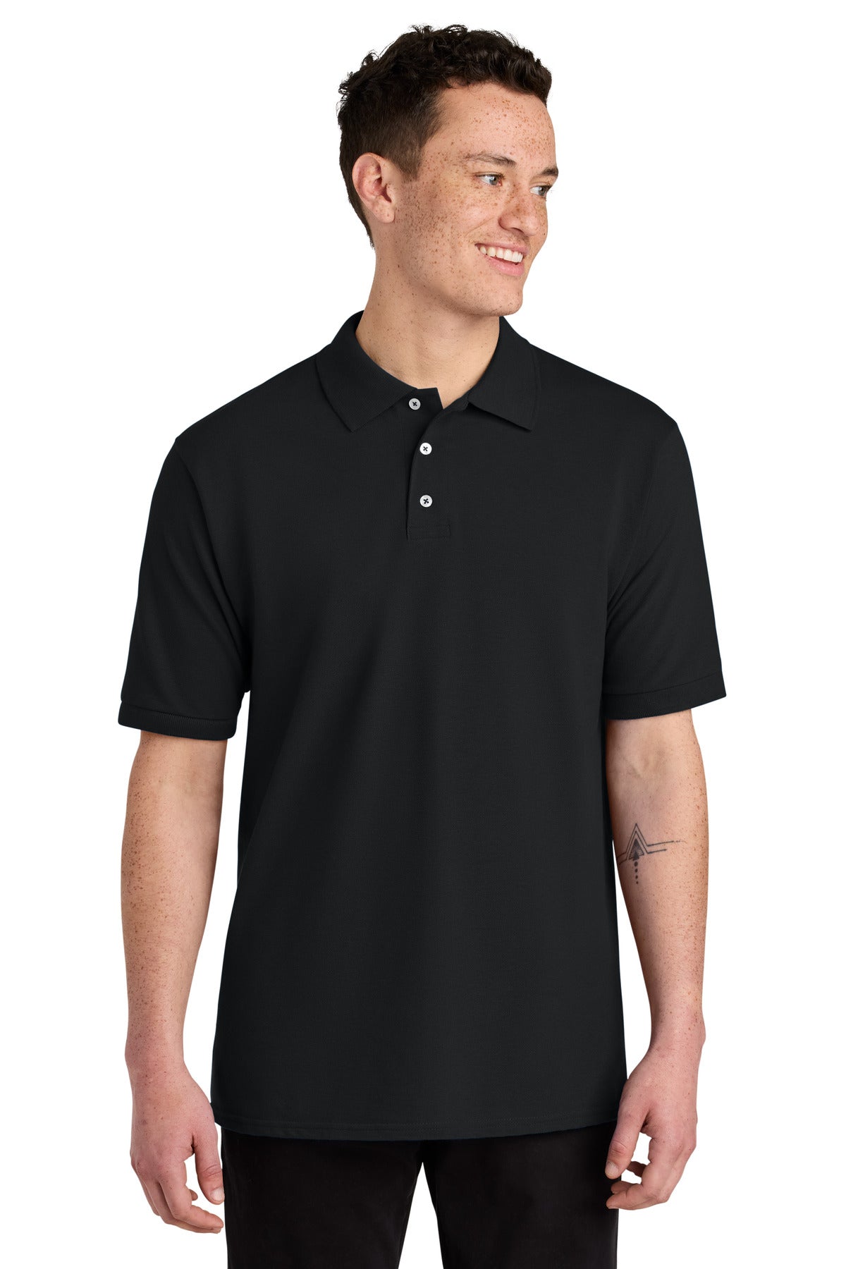 JERZEES Men's 100% Ringspun Cotton Piqué Polo 443M