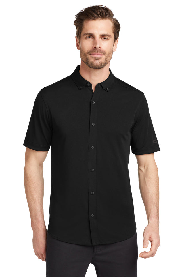 OGIO Men's    Gravitate Full-Button Polo