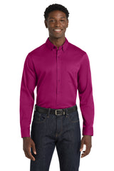 Port Authority Men's   Long Sleeve SuperPro React   Twill Shirt