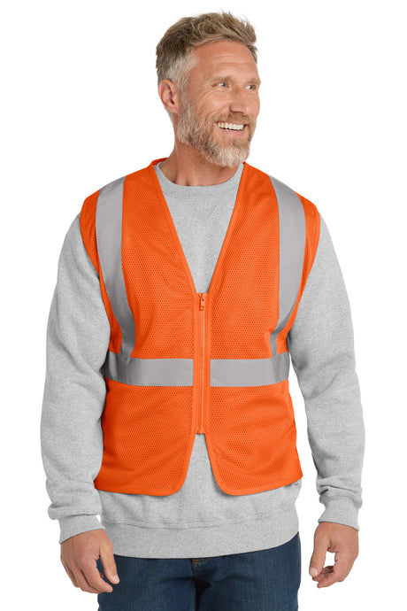 CornerStone Men's    ANSI 107 Class 2 Economy Mesh Zippered Vest