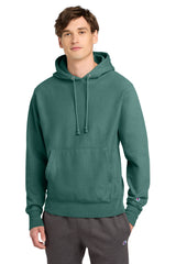 Champion Men's    Reverse Weave    Garment-Dyed Hooded Sweatshirt