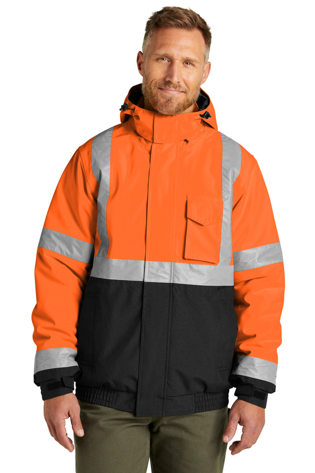 CornerStone Men's   ANSI 107 Class 3 Economy Waterproof Insulated Bomber Jacket CSJ500