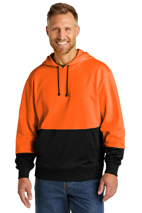 CornerStone Men's   Enhanced Visibility Fleece Pullover Hoodie CSF01
