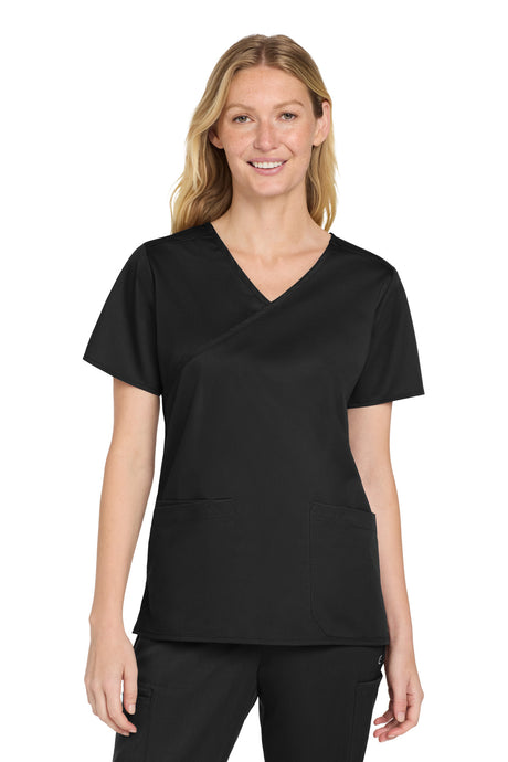 Wink Women's   WorkFlex   Mock Wrap Top WW4760