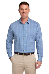 Brooks Brothers Men's   Tech Stretch Patterned Shirt BB18006