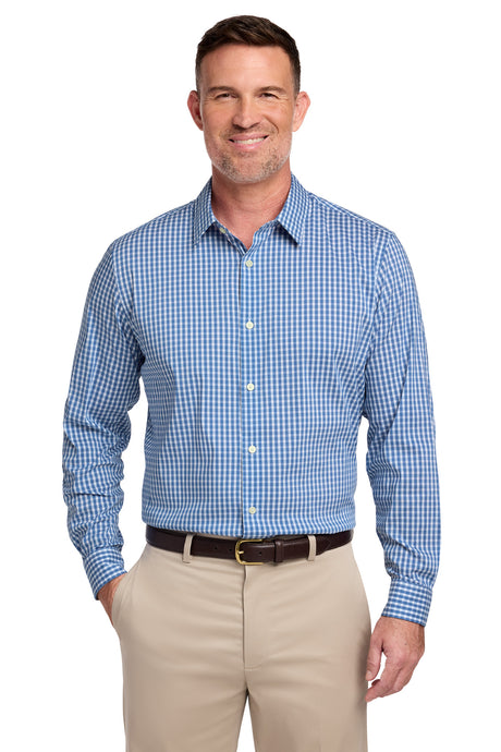 Brooks Brothers Men's   Tech Stretch Patterned Shirt BB18006