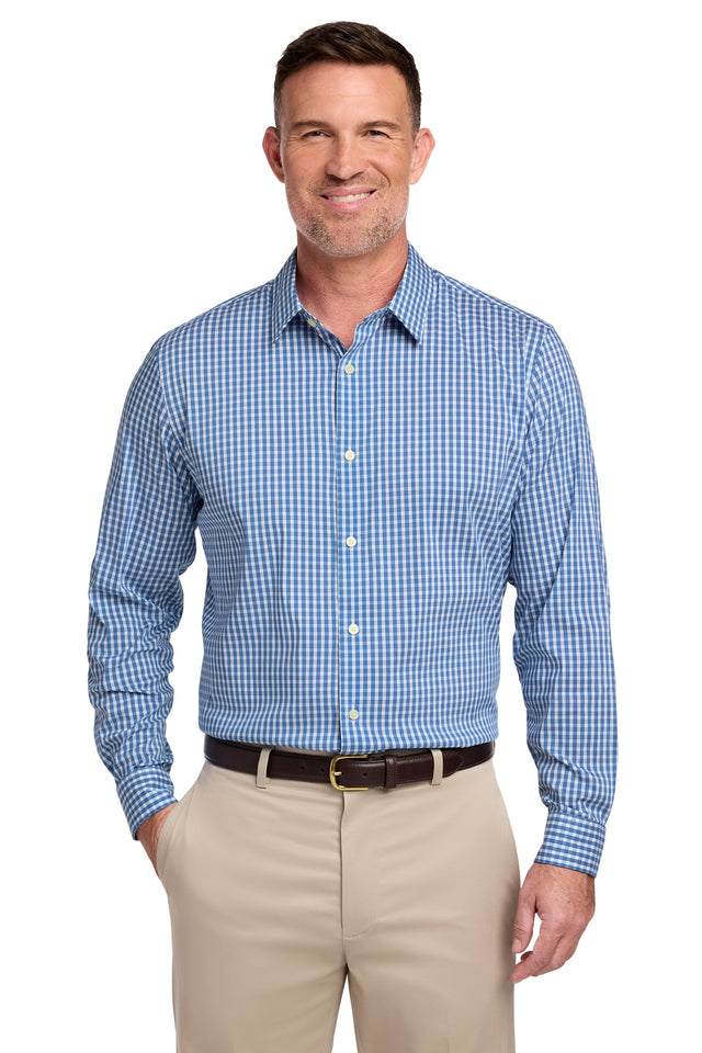 Brooks Brothers Men's   Tech Stretch Patterned Shirt BB18006
