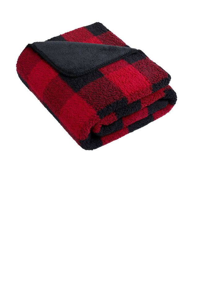 Port Authority    Double-Sided Sherpa/Plush Blanket BP48