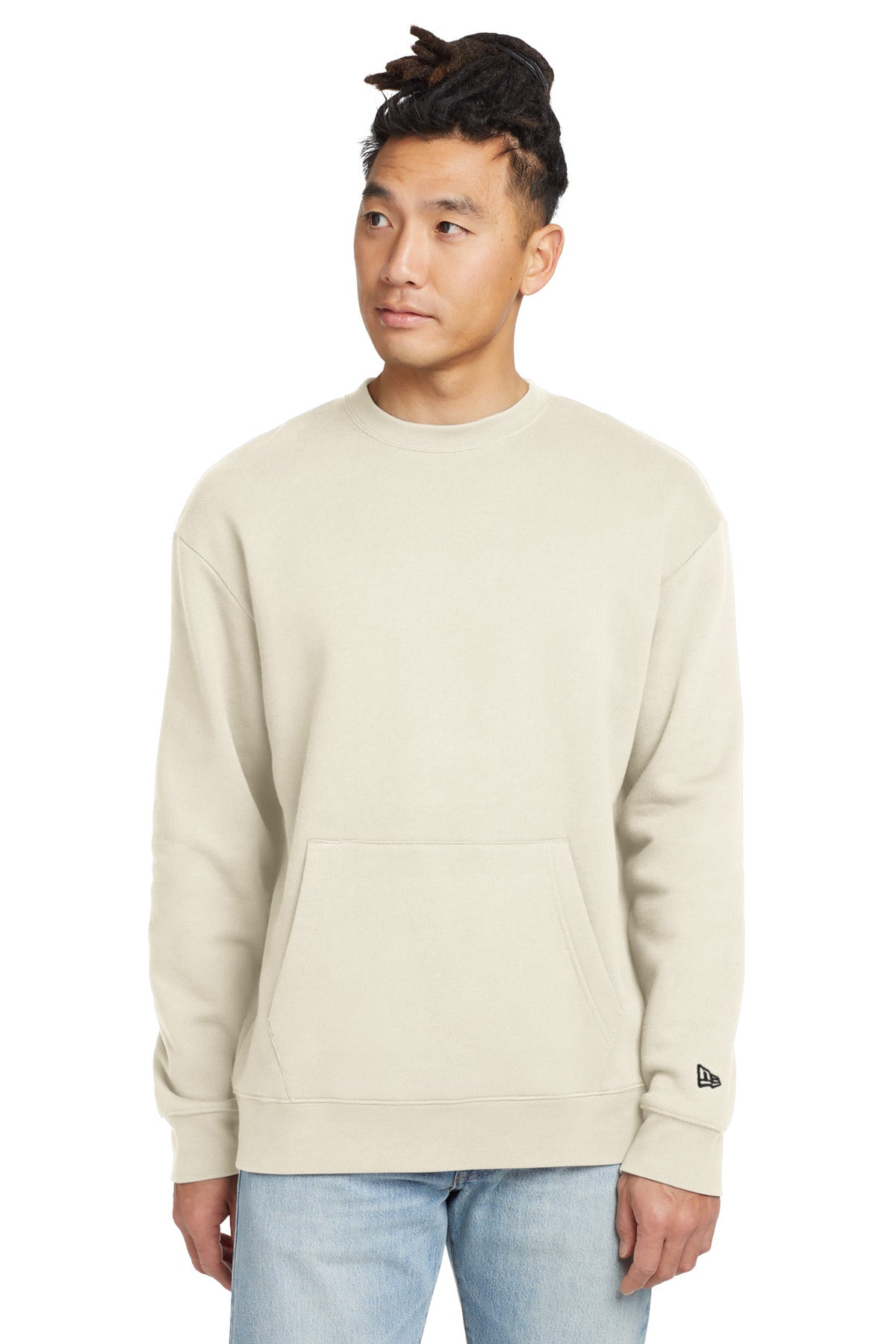 New Era Men's   Heritage Fleece Pocket Crew NEA527