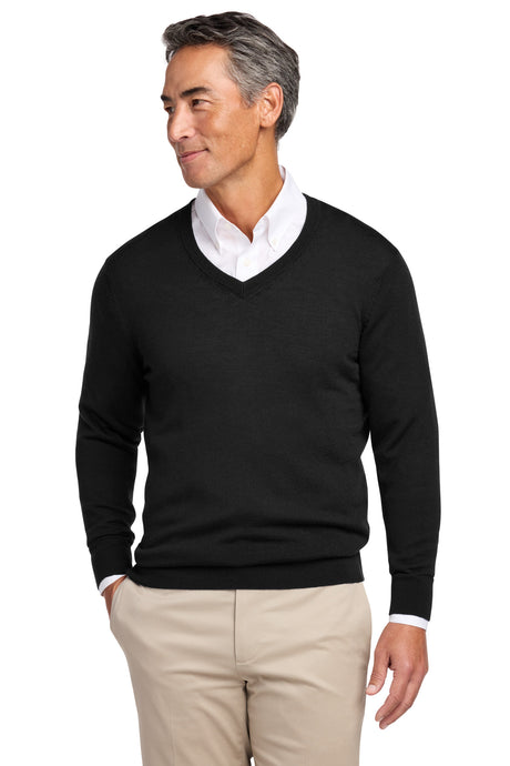 Brooks Brothers Men's   Washable Merino V-Neck Sweater BB18410