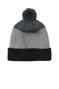Port Authority Men's   Cozy Striped Pom Beanie C979