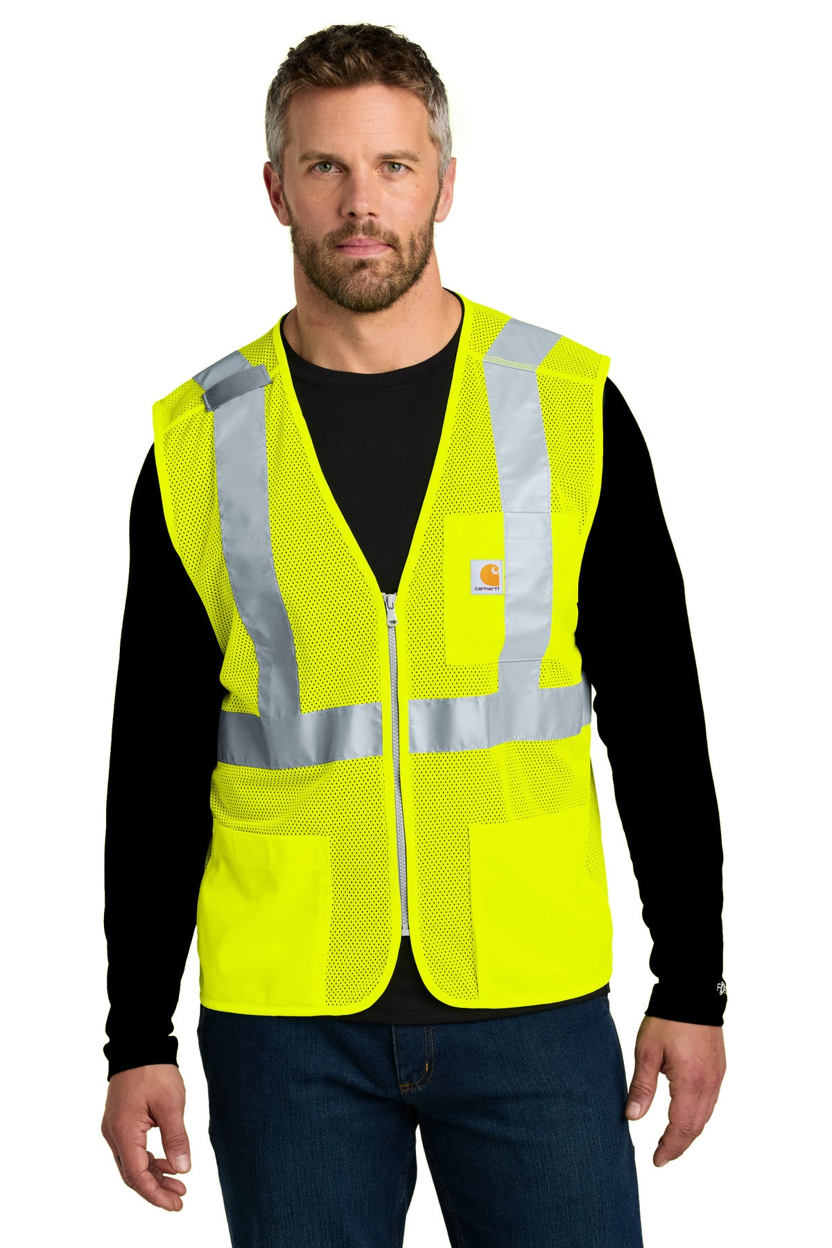 Carhartt Men's   ANSI Class 2 Mesh Zip-Front Vest CT106171