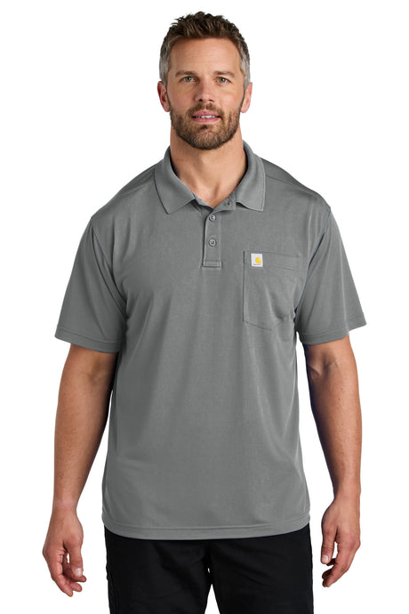 Carhartt Men's Force   Snag-Resistant Pocket Polo CT106880