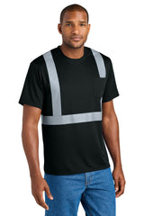 CornerStone Men's   Enhanced Visibility Segmented Tape Tee CS206