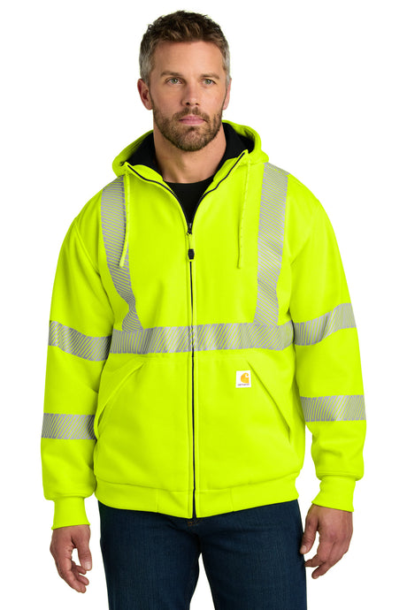 Carhartt Men's   ANSI 107 Class 3 Lined Full-Zip Sweatshirt CT104988
