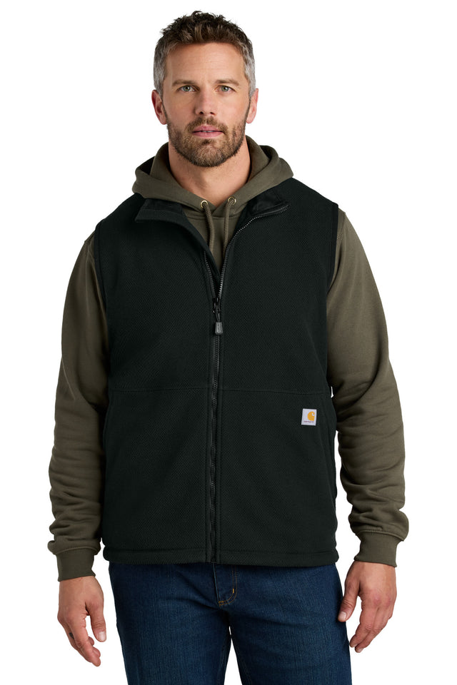 Carhartt Men's   Textured Fleece Vest CT106418