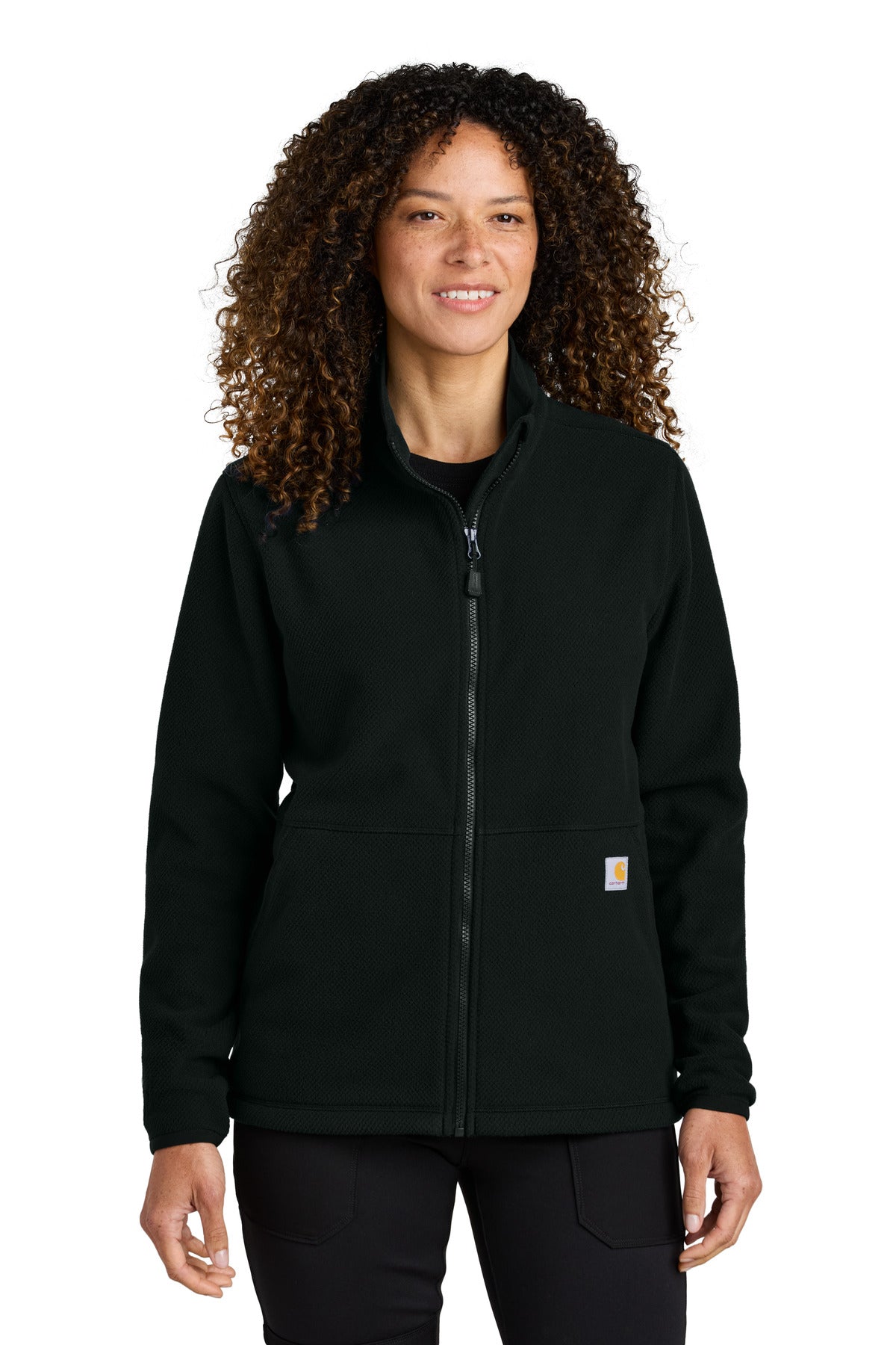 Carhartt Women's   Textured Full-Zip Fleece Jacket CT106419