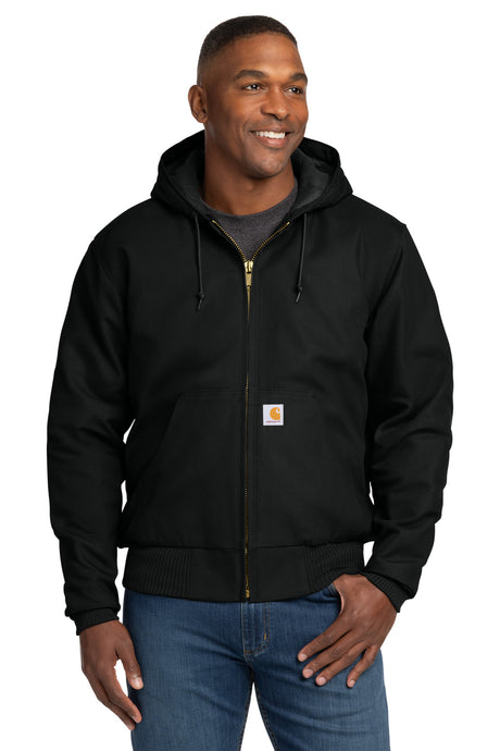 Carhartt Men's    Quilted-Flanne-Lined Duck Active Jac