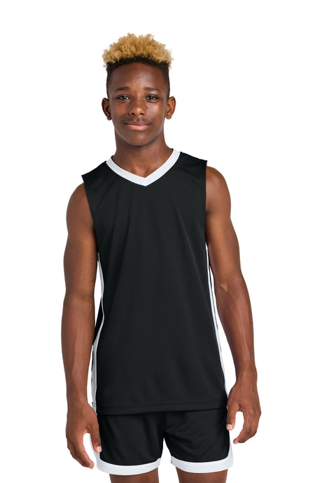 Sport-Tek Youth   Rival Basketball Rev Jersey YST900