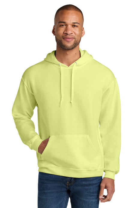 Jerzees Men's Ultimate   CVC Ring Spun Hooded Sweatshirt IC49M
