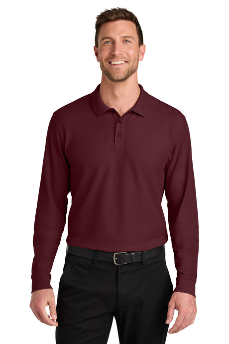 Port Authority Men's   Wearever Signature Pique Long Sleeve Polo K200LS