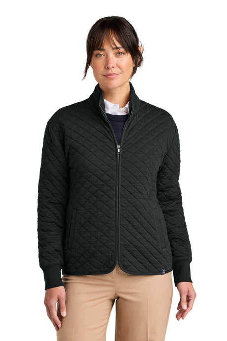 Brooks Brothers Women's   Diamond Quilt Full-Zip BB18213