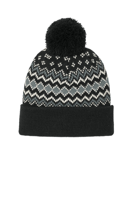Port Authority Men's   Alpine Pom Beanie C991