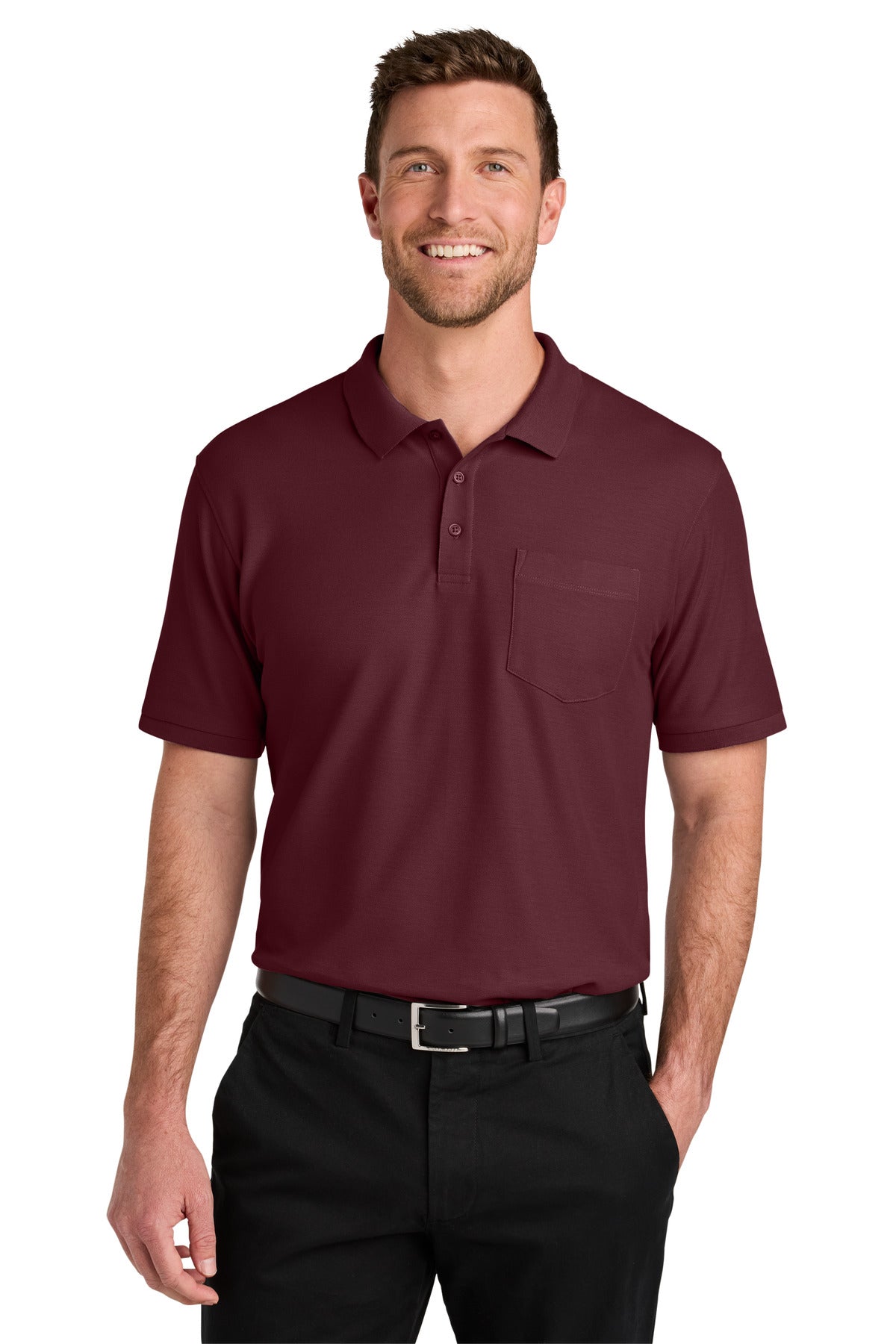 Port Authority Men's   Wearever Signature Pique Pocket Polo K200P