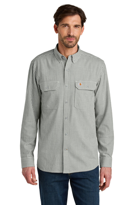 Carhartt Men's   Rugged Flex   Plaid Long Sleeve Shirt CT107109