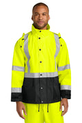 CornerStone Men's   ANSI 107 Class 3 Rain Jacket CSJ504