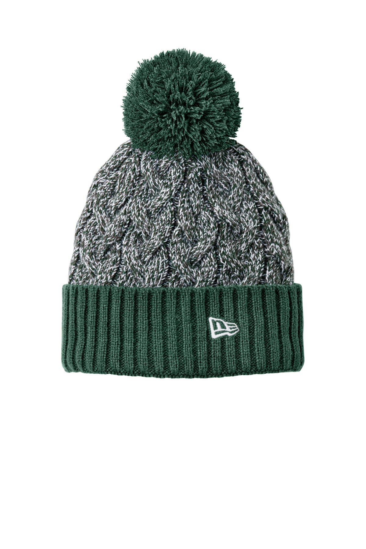New Era Men's   Marled Knit Pom Beanie NE910