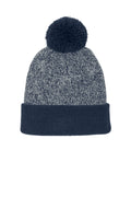 Sport-Tek Men's   Halftime Heather Pom Beanie STC68