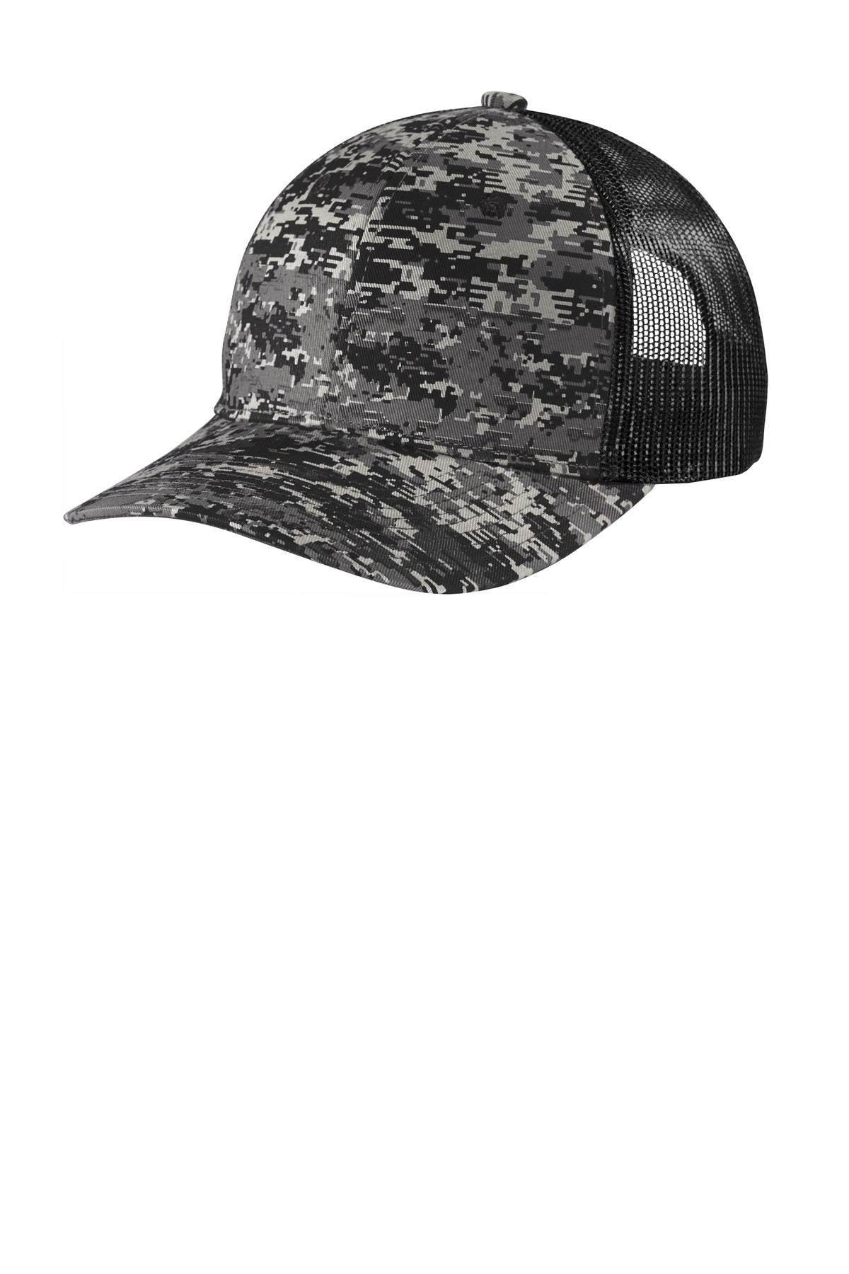Port Authority     Digi Camo Snapback Trucker Cap C404