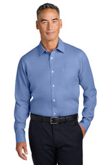 Brooks Brothers Men's   Wrinkle-Free Stretch Pinpoint Spread Collar Shirt BB18012
