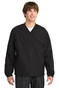 Sport-Tek Men's   V-Neck Raglan Wind Shirt