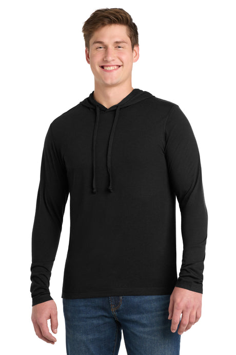Sport-Tek Men's    PosiCharge    Tri-Blend Wicking Long Sleeve Hoodie ST406