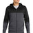 Sport-Tek Men's   Tech Fleece Colorblock Full-Zip Hooded Jacket