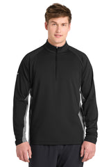 Sport-Tek Men's   Sport-Wick   Stretch Contrast 1/4-Zip Pullover