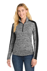 Sport-Tek Women's   PosiCharge   Electric Heather Colorblock 1/4-Zip Pullover