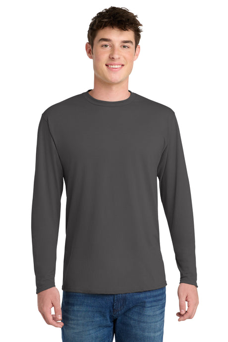 Port & Co Men's   Long Sleeve Performance Blend Tee