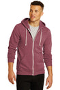 Alternative Apparel Men's  Rocky Eco  -Fleece Zip Hoodie