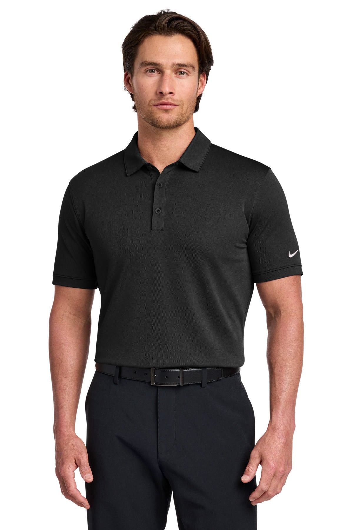 Nike Men's Dri-FIT Solid Icon Pique Modern Fit Polo